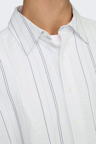 Chemise à manches longues - blanc - ONLY & SONS®