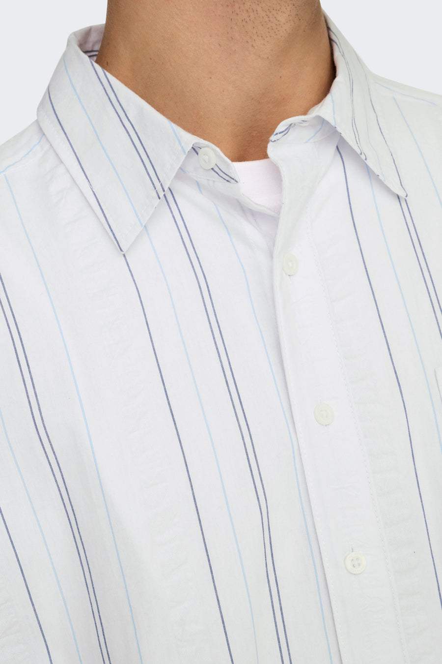 Chemise à manches longues - blanc - ONLY & SONS®