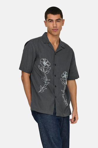 Chemise à manches courtes - gris - ONLY & SONS®