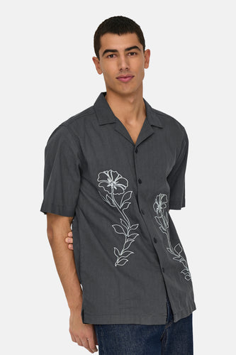 Chemise à manches courtes - gris - ONLY & SONS®