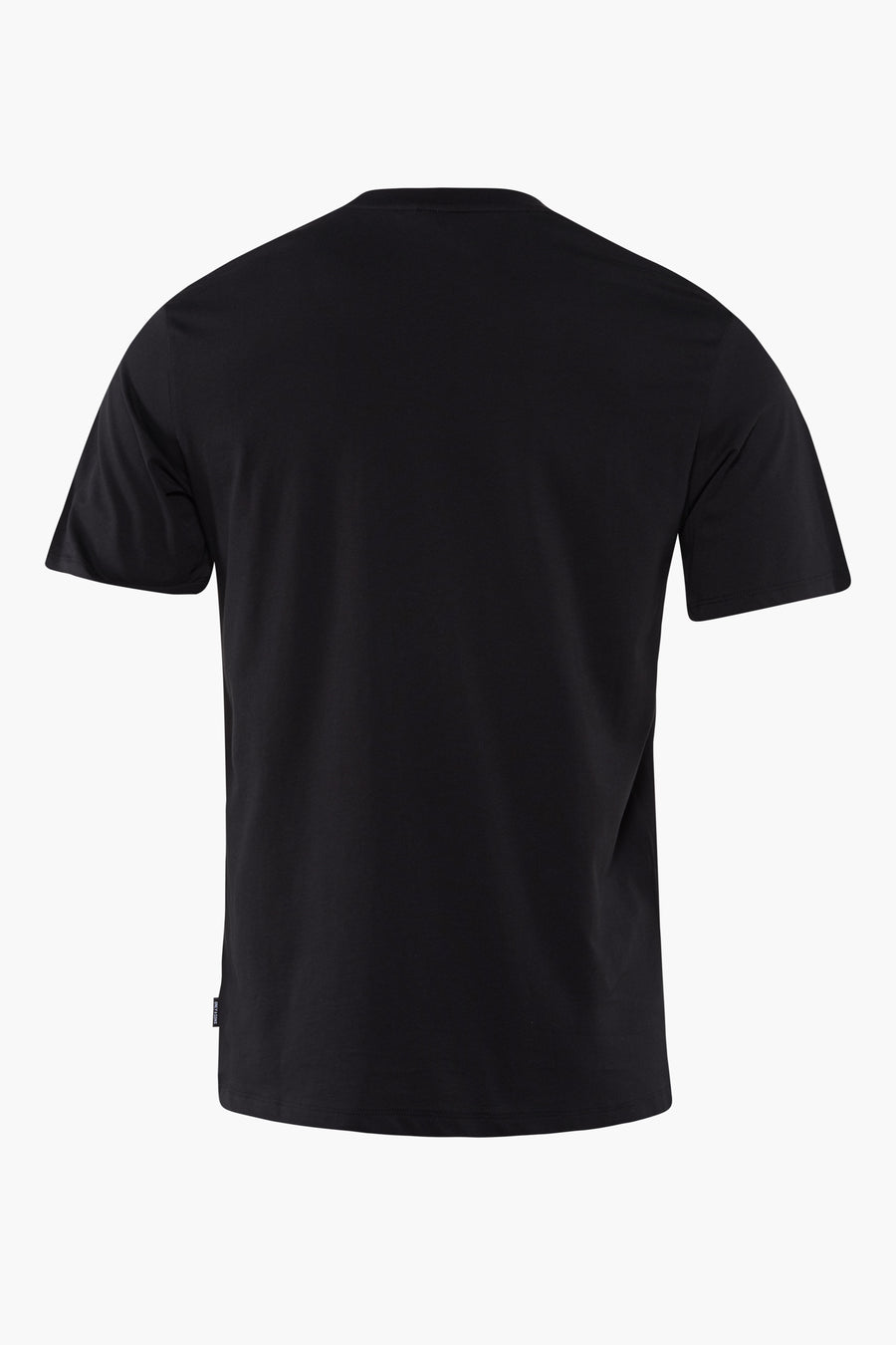 T-shirt noir à manches courtes de ONLY & SONS®, modèle simple et uni, vue arrière.