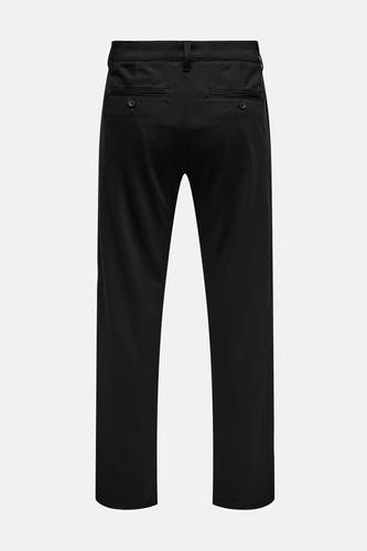 Pantalon noir de ONLY & SONS®, avec poches à l'arrière.