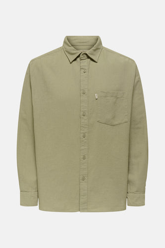 Chemise à manches longues - vert - ONLY & SONS®