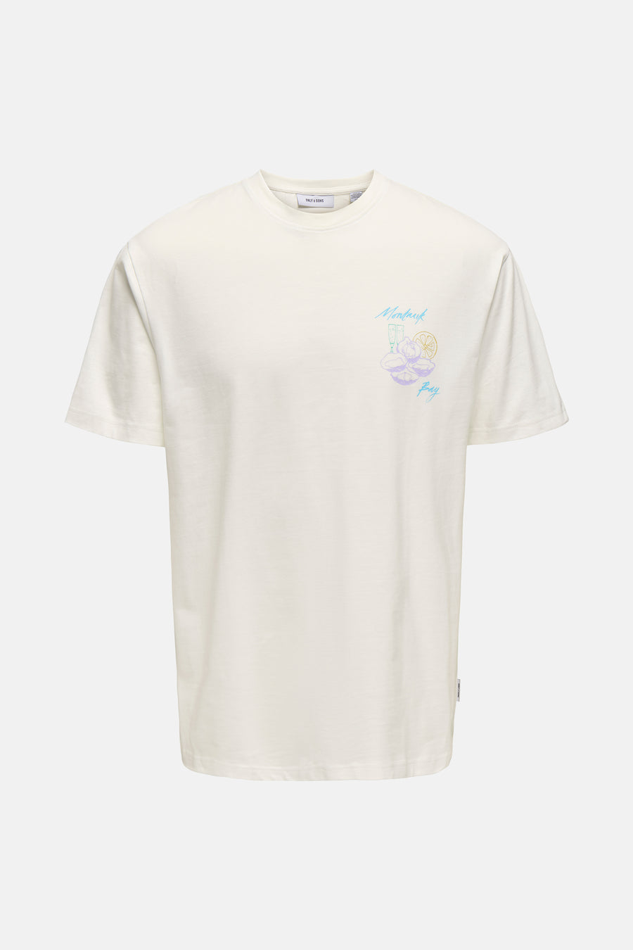 T-shirt à manches courtes - blanc - ONLY & SONS® - 1