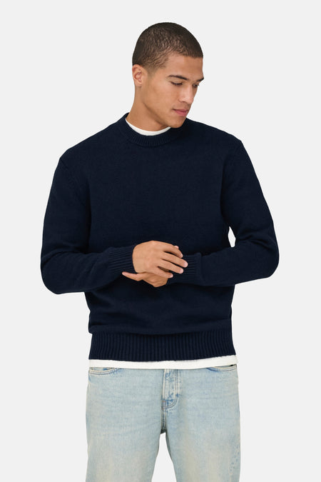 ONSJAMES RLX CREW KNIT