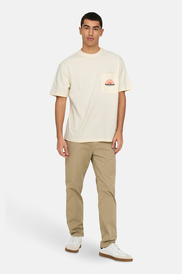 T-shirt (manches courtes) Écru - ONLY & SONS®