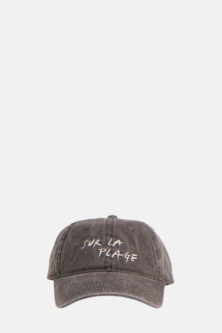 Chapeau gris d'ONLY & SONS, vue arrière avec une bande ajustable et une fermeture métallique.