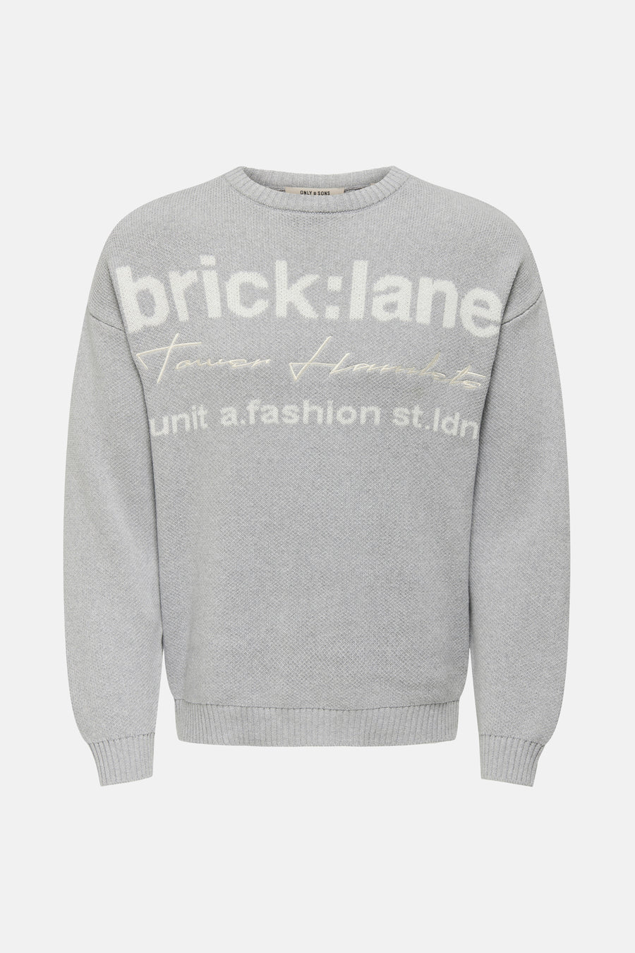 Pull à col rond - gris - ONLY & SONS®