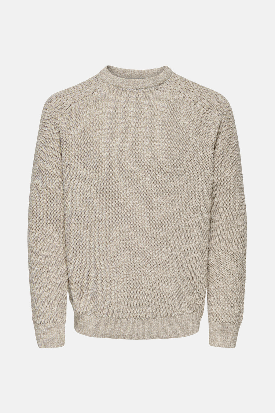 Pull à col rond - beige - ONLY & SONS®