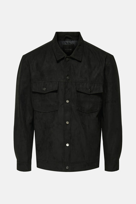 ONSDAMIAN FAKE SUEDE TRUCKER JACKET OTW