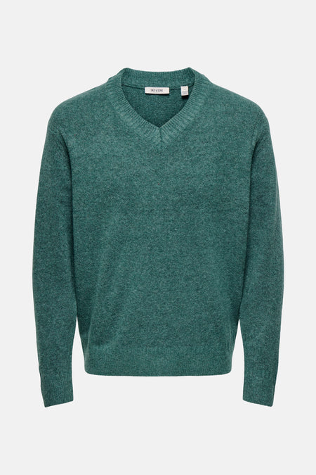 ONSMOVE RLX BRUSHED V-NECK KNIT