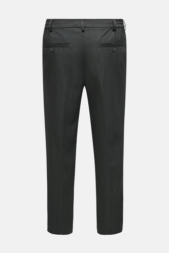 Pantalon gris d'ONLY & SONS®, avec deux poches et une ceinture élastique.