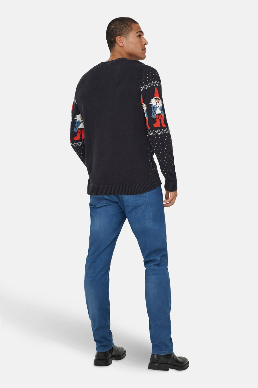 Pull à col rond - bleu - ONLY & SONS®