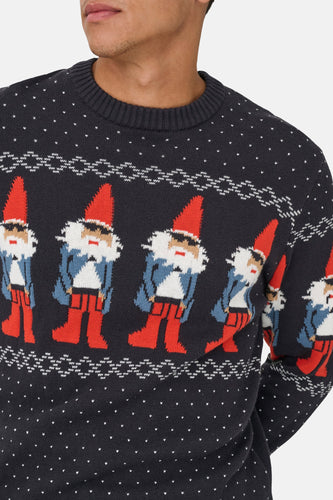 Pull à col rond - bleu - ONLY & SONS®