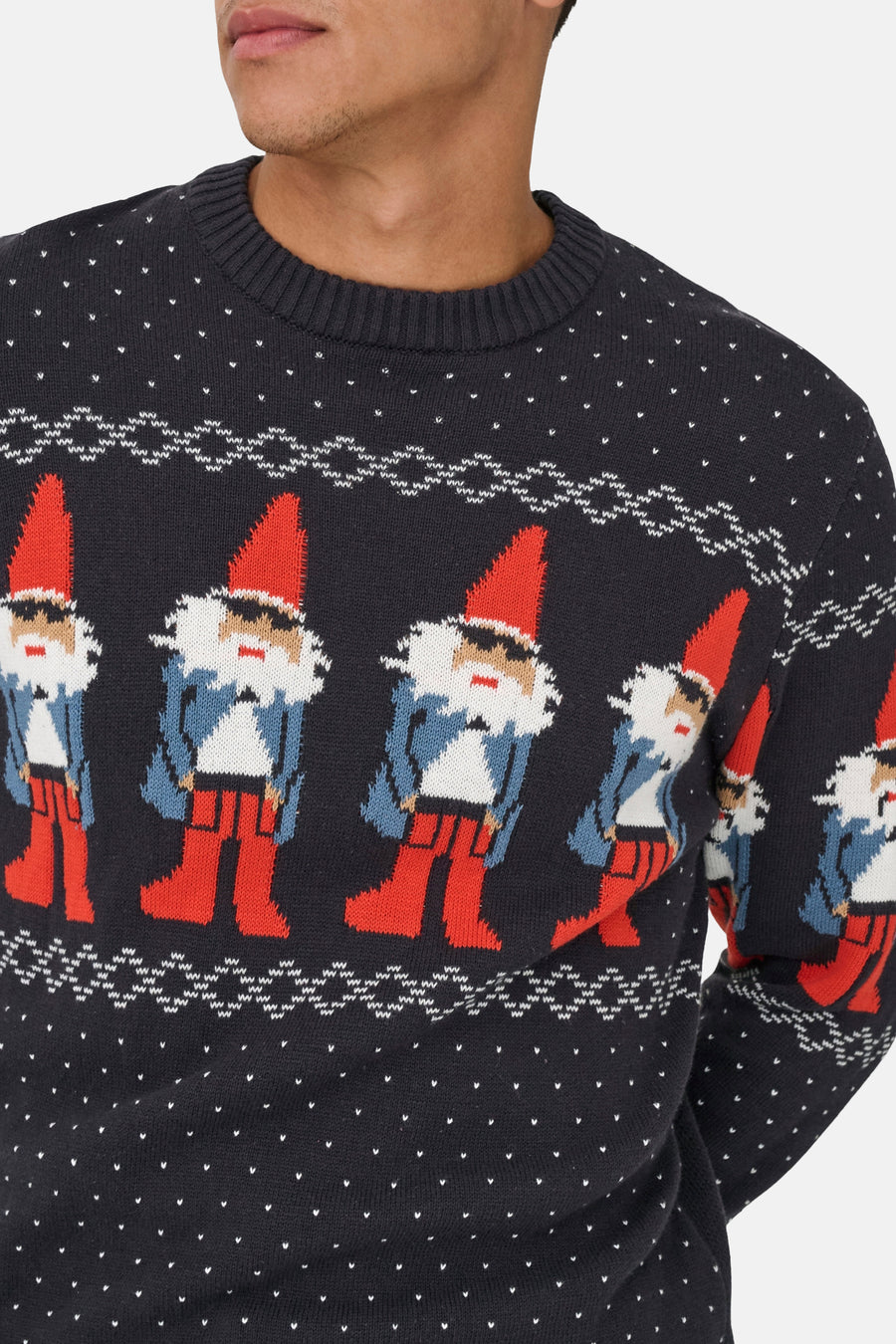 Pull à col rond - bleu - ONLY & SONS®