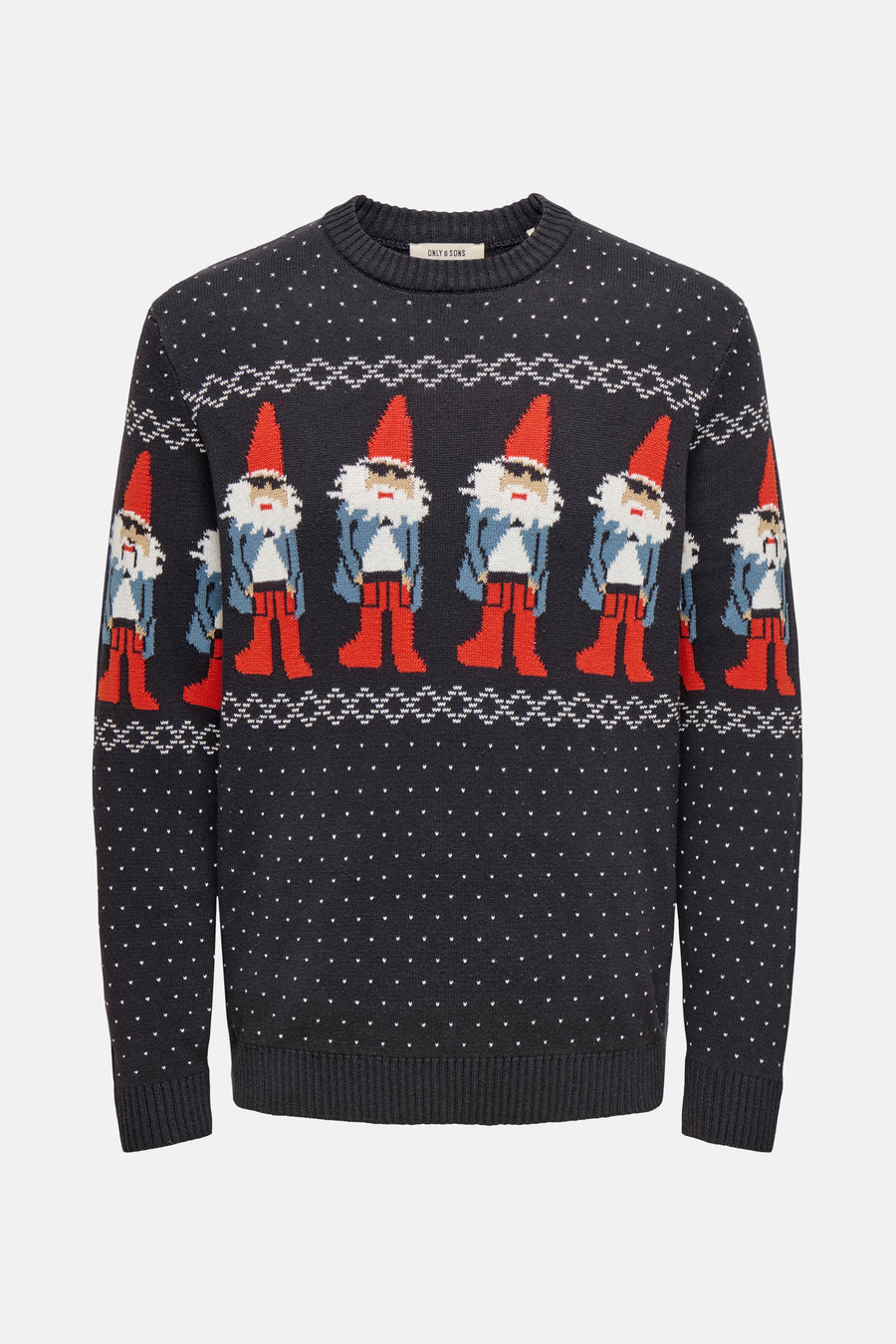 Pull à col rond - bleu - ONLY & SONS®