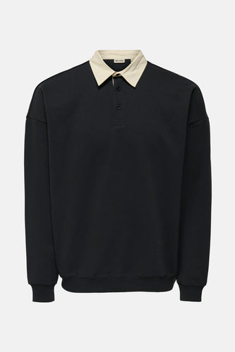 ONSJEFFREY VTG LS RUGBY SOLID POLO