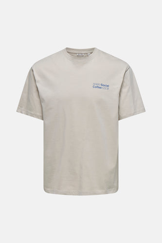 ONSFRED COFFEE CLUB RLX SS TEE