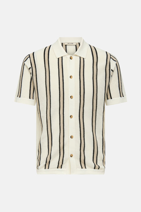 ONSGABRIEL REG SS SHIRT KNIT CS