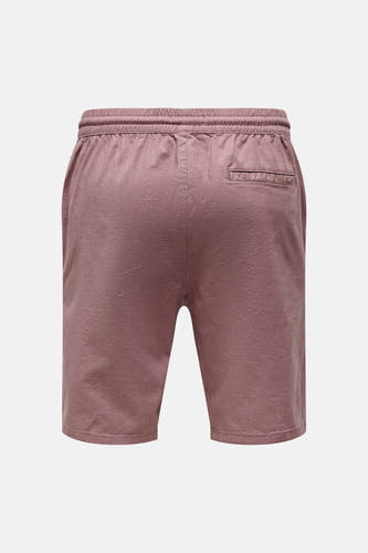 Short rose ONLY & SONS®, avec une taille élastique et une poche arrière.