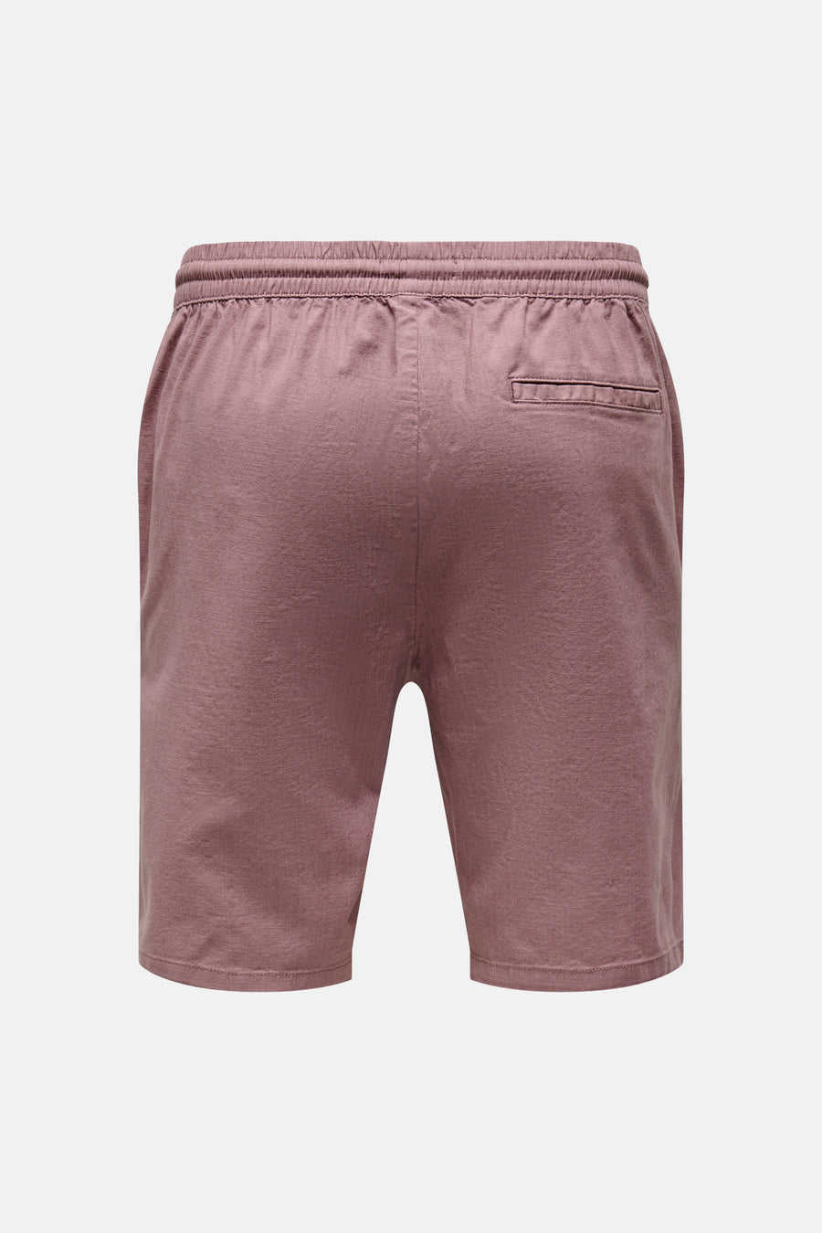 Short rose ONLY & SONS®, avec une taille élastique et une poche arrière.