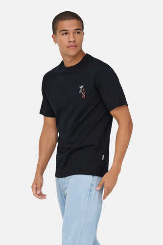T-shirt (manches courtes) noir - ONLY & SONS® - ONLY & SONS® - 7