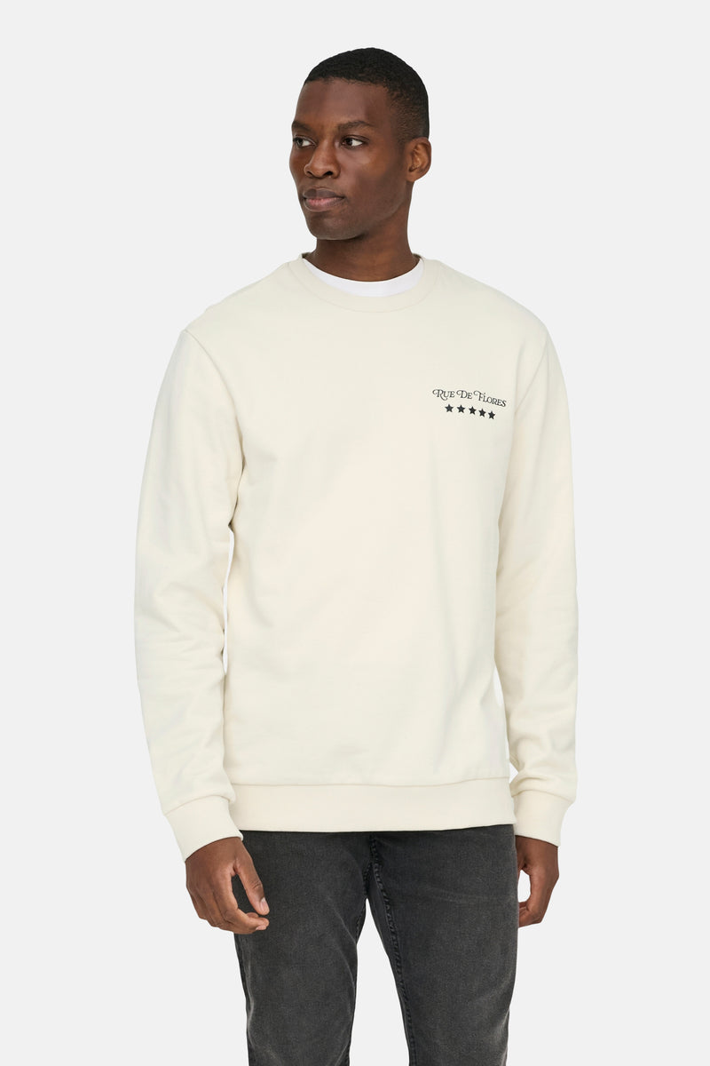 Sweat col O blanc - ONLY & SONS®