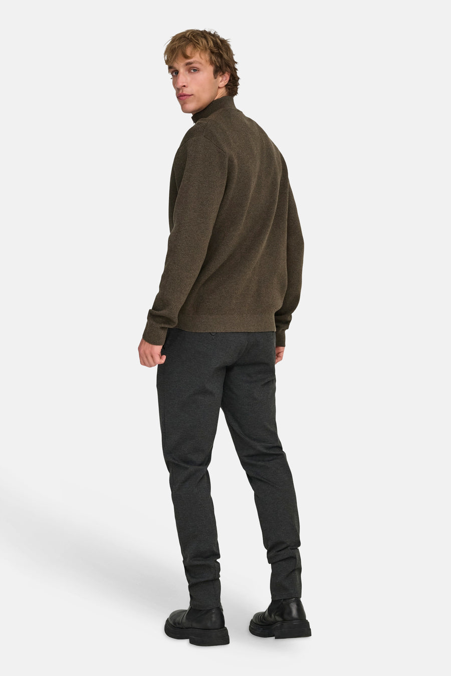 Pull col roulé brun - ONLY & SONS®