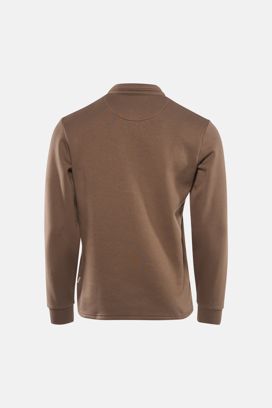 Pull marron ONLY & SONS®, vu de dos, à manches longues et en tissu uni.
