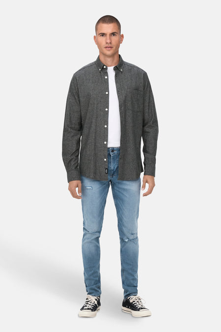 T-shirt à manches longues - Gris