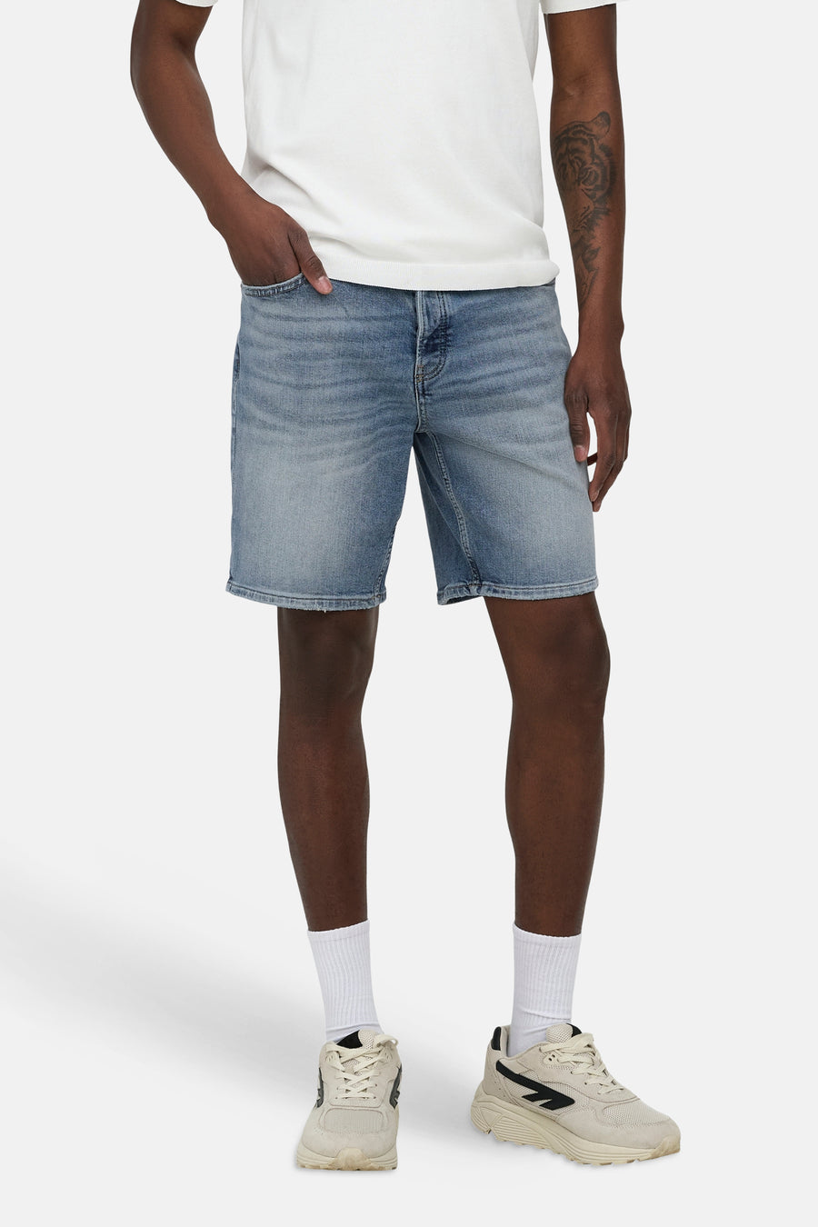 Shorts 5 poches light blue denim - ONLY & SONS®