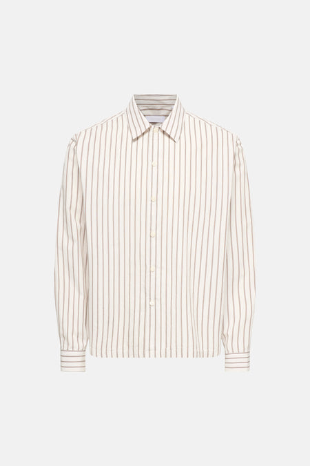 Chemise à manches longues - beige