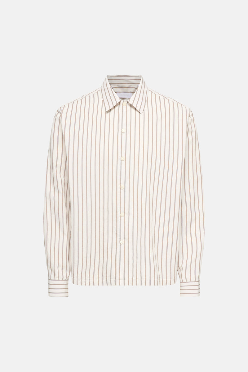 Chemise à manches longues - beige