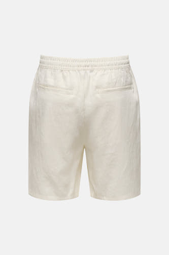 Short écru de ONLY & SONS, avec poches arrière et taille élastique.
