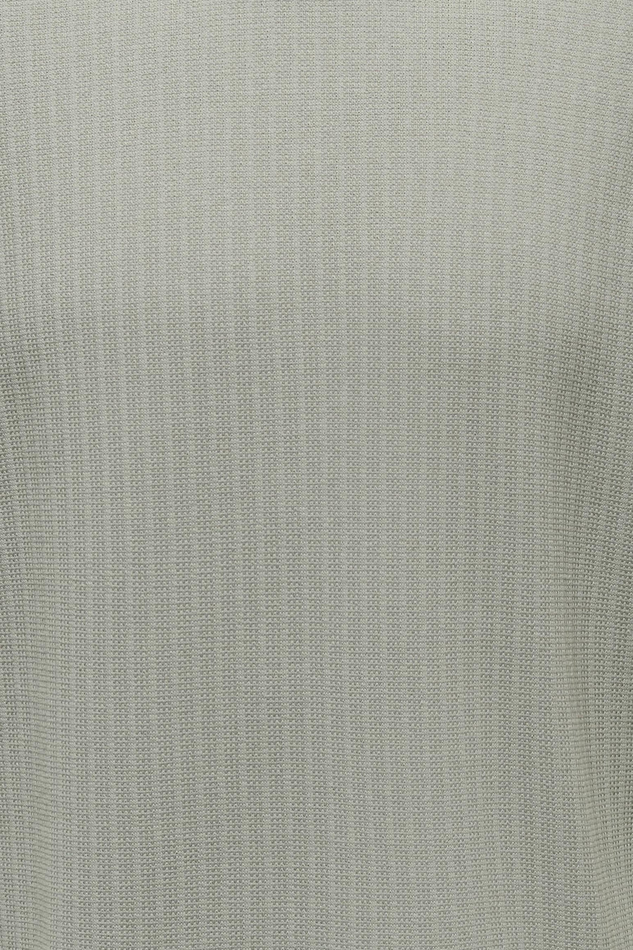 T-shirt vert à manches courtes en maille fine côtelée de ONLY & SONS®.