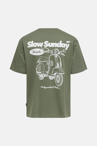 T-shirt à manches courtes - vert - ONLY & SONS® - 7