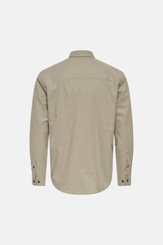 Chemise (manches longues) beige - ONLY & SONS®