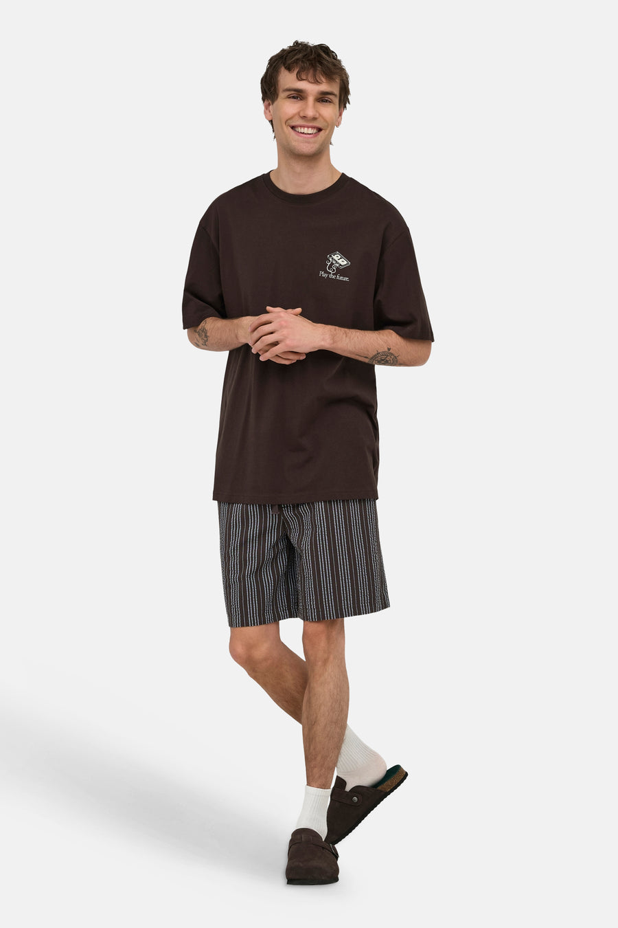 T-shirt - brun