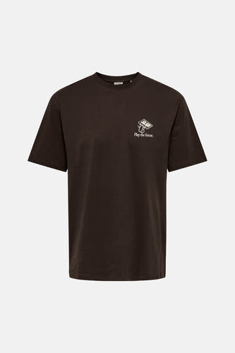 T-shirt - brun