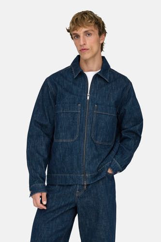 Chemise en jean mid blue denim - ONLY & SONS®