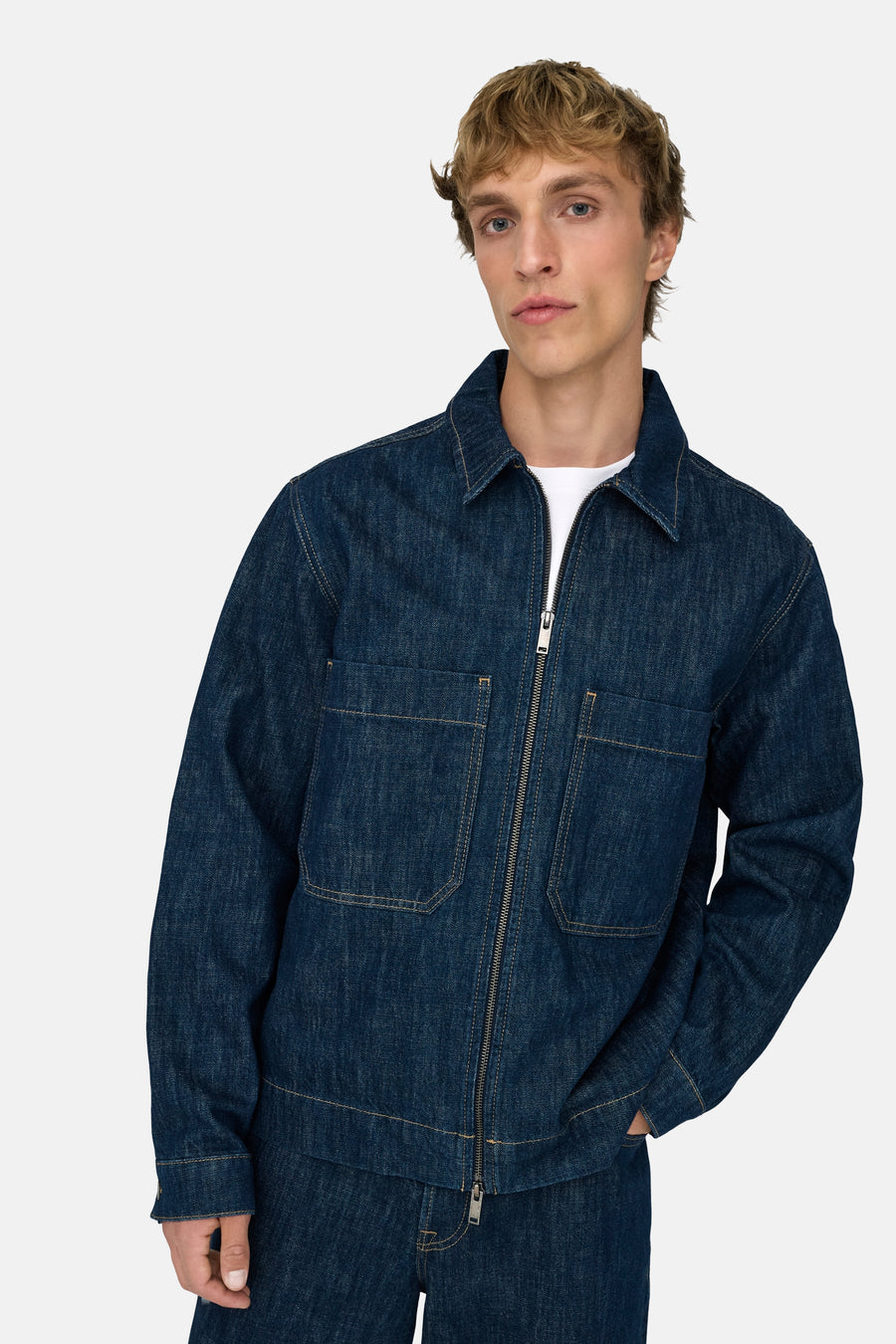 Chemise en jean mid blue denim - ONLY & SONS®