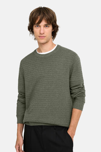 Pull col O vert - ONLY & SONS®