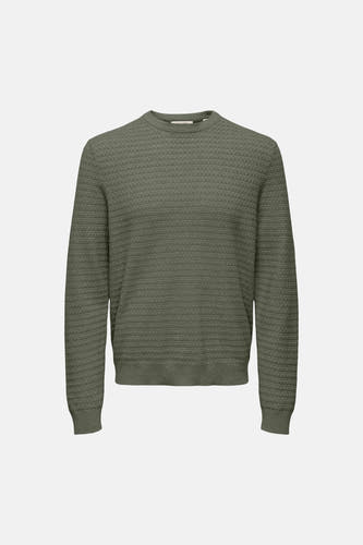 Pull col O vert - ONLY & SONS®