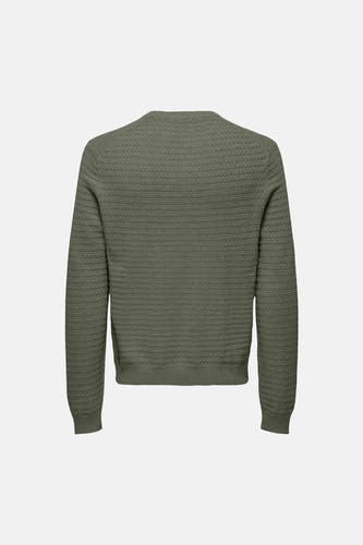 Pull col O vert - ONLY & SONS®