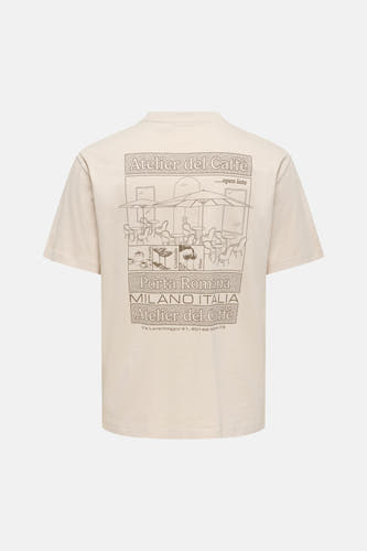 T-shirt (manches courtes) Écru - ONLY & SONS®