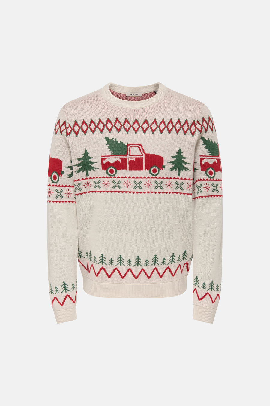 Pull col O Écru - ONLY & SONS®