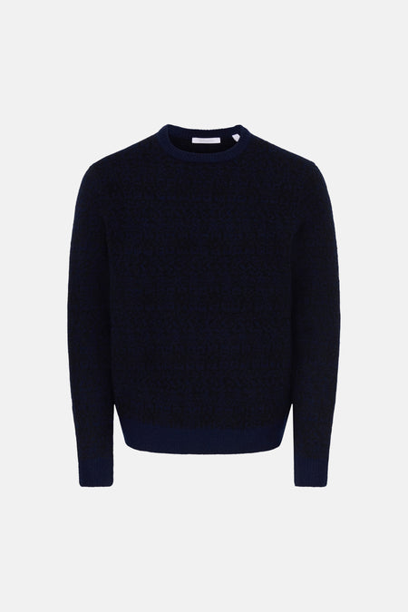 Pull col O bleu - FRML