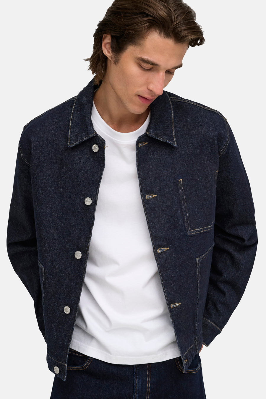 Chemise en jean dark blue denim - FRML