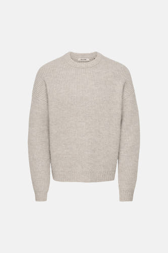 Pull col O - écru