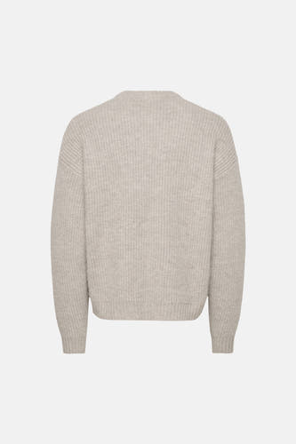 Pull col O - écru